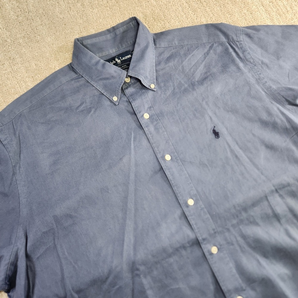 Vintage Polo Ralph Lauren Shirt Men Large Blaire Oxford Button down OCBD USA Mae